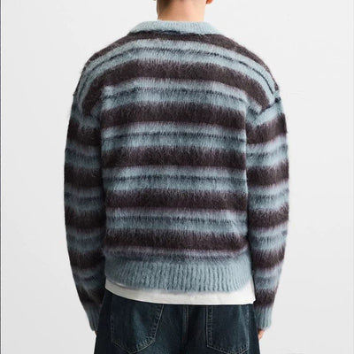 Brushed Polo Sweater