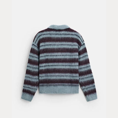 Brushed Polo Sweater