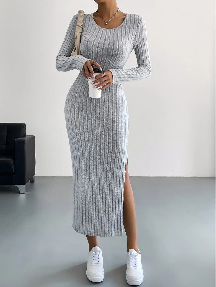 Casual Strick-Mididress