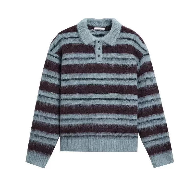 Brushed Polo Sweater